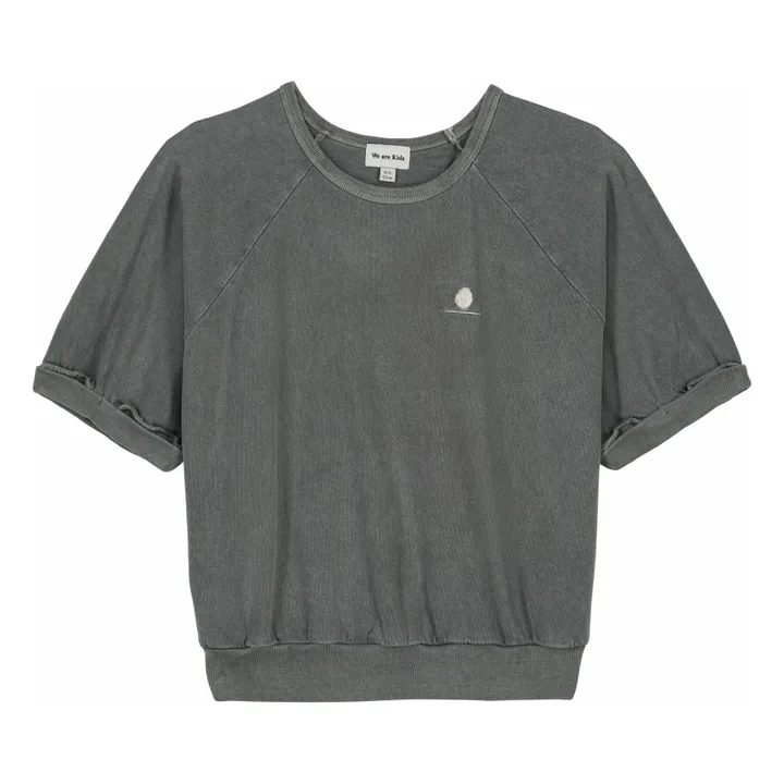 T-shirt Mika in cotone biologico | Grigio antracite- Immagine del prodotto n°0