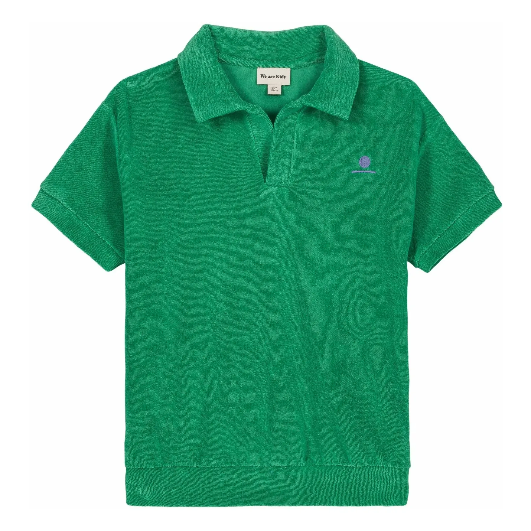 We Are Kids Chrome Green Polo Léonard Eponge Bio