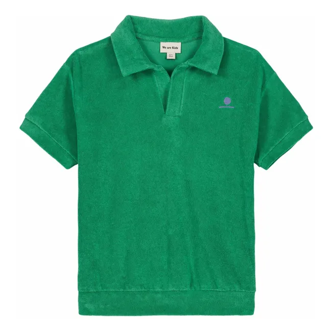 Polo de rizo ecológico Léonard | Verde Abeto