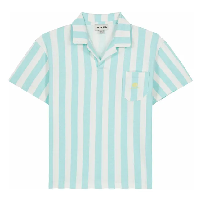 Polo Ryan in cotone biologico | Turchese
