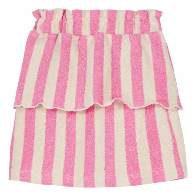 Jen Organic terry skirt | Candy pink
