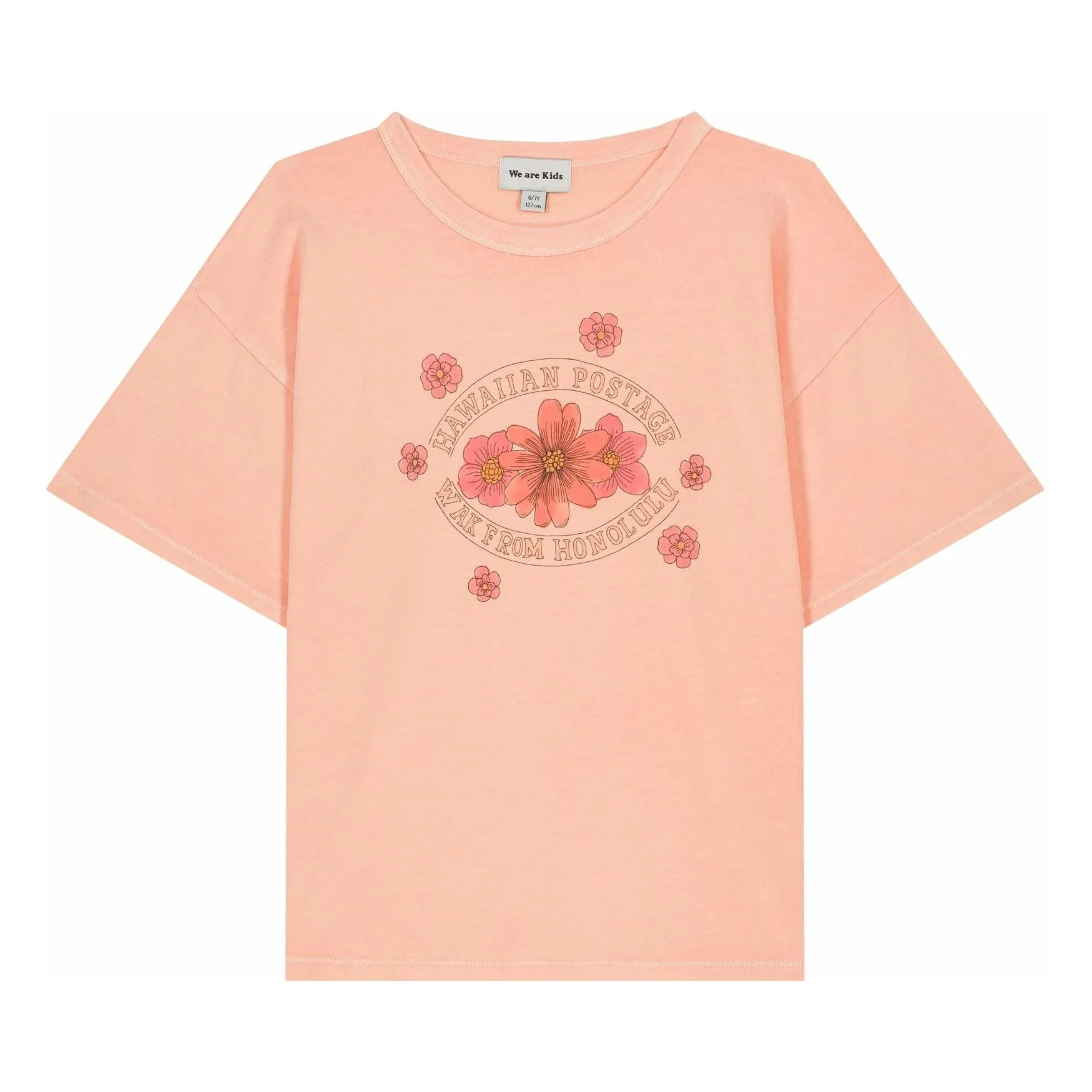 We Are Kids Peach Dylan Organic Cotton T-Shirt