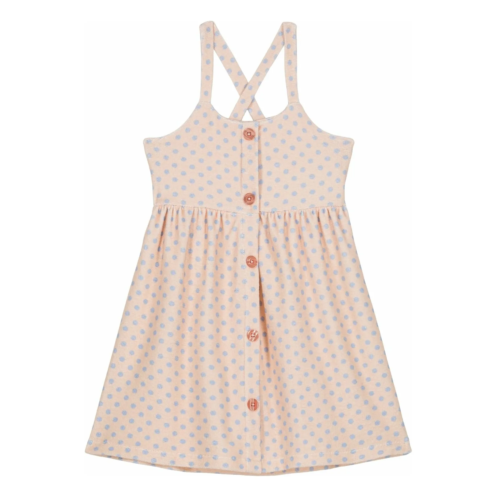 We Are Kids Pale Pink Simonetta Organic Terry Dress