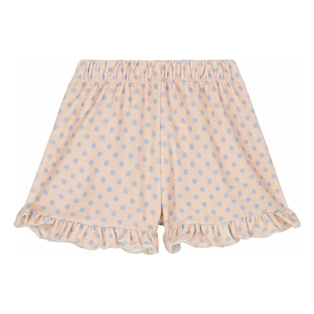 Carla Organic terry shorts | Pale Pink