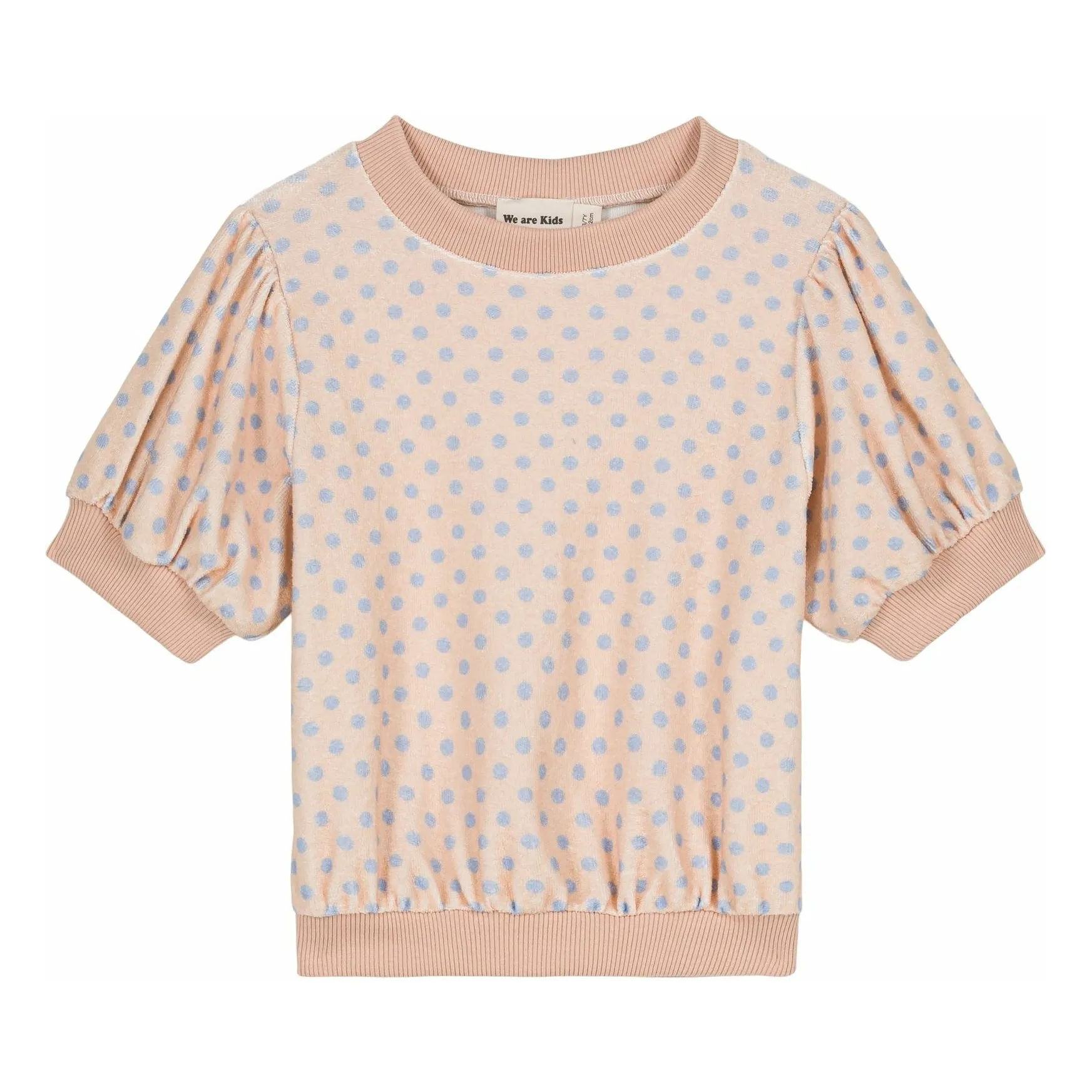 We Are Kids Pale Pink Robin Organic Sponge T-Shirt