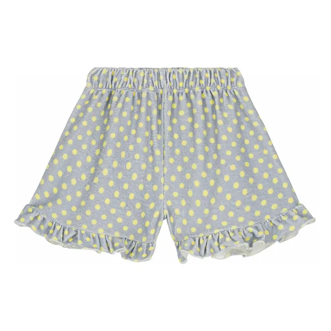 Pantalones cortos de rizo Carla Organic | Verde Celedón