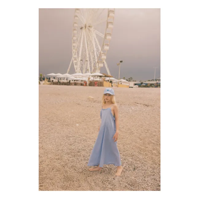 Kleid Diane Bio-Baumwolle | Hellblau