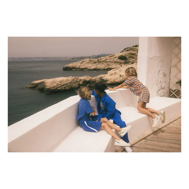 Pantaloncini in cotone organico Marlow | Blu reale