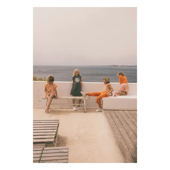 Oda skirt Organic cotton | Orange- Product image n°5