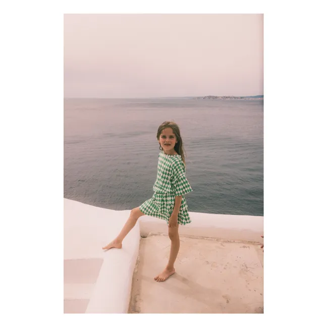Jupe Lila Coton Bio | Vert