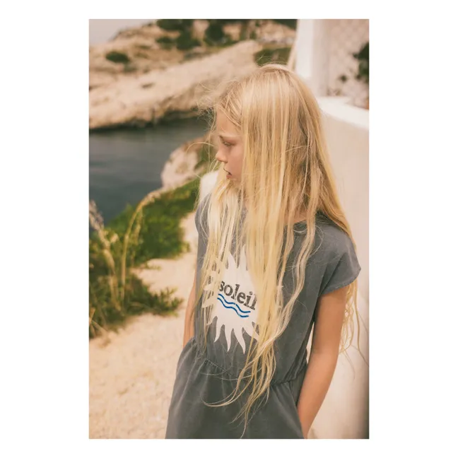 Kleid Suzy Bio-Baumwolle | Anthrazit