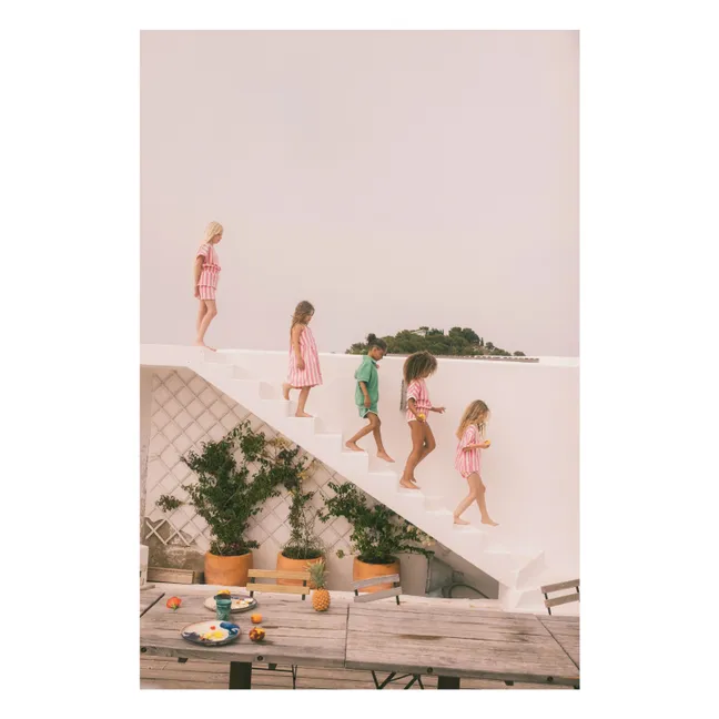 Combishort Romy Eponge Bio | Rose bonbon
