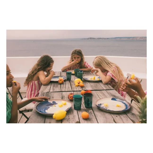Kleid Simonetta Bio-Frottee | Bonbonfarben
