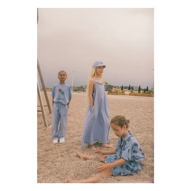 T-shirt Dylan Coton Bio | Bleu Clair