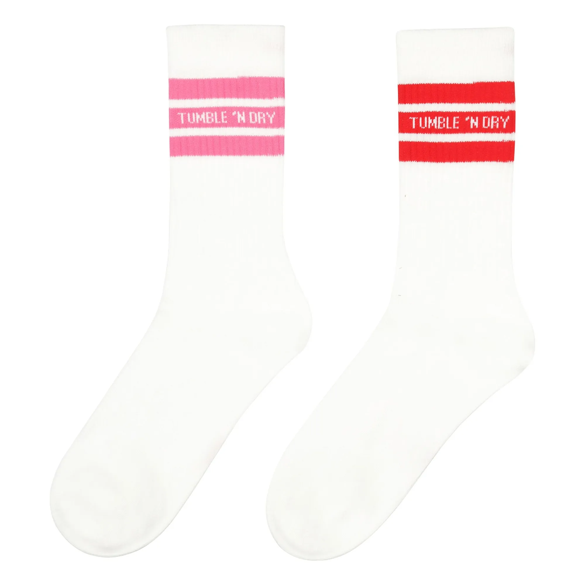 Tumble N'dry Pink Set Of 2 Socks