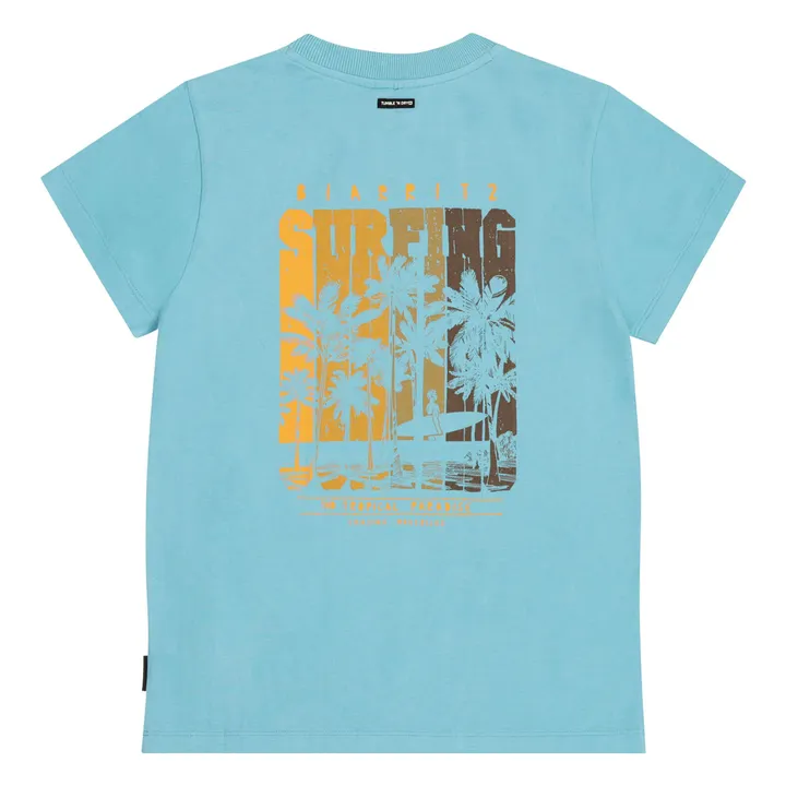 T-shirt Seignosse Coton Bio | Bleu- Image produit n°1