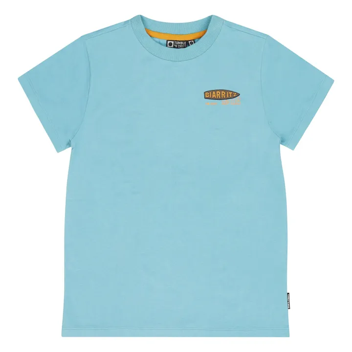 T-shirt Seignosse Coton Bio | Bleu- Image produit n°0