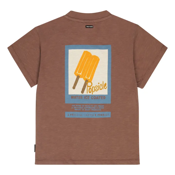 T-shirt Mimizan Coton Bio | Marron- Image produit n°1