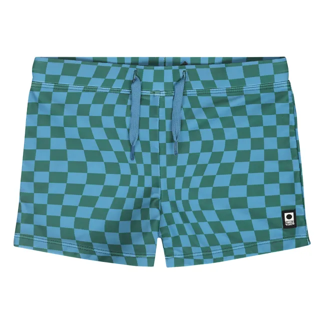 Pantaloncini da bagno in fibra riciclata Figari | Blu