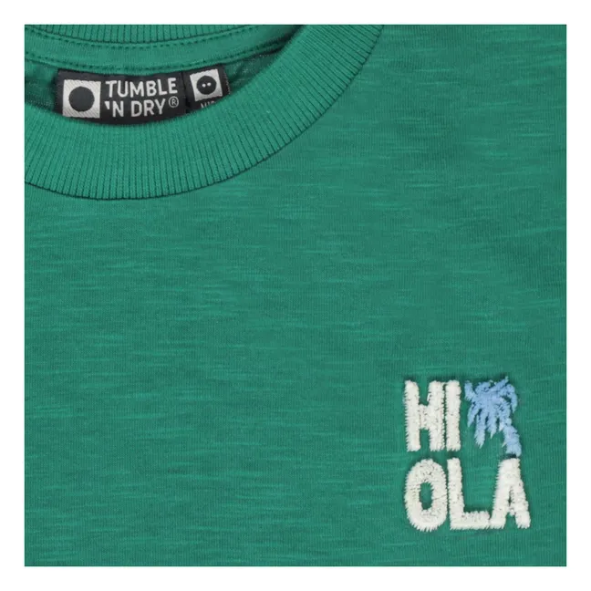 T-shirt Vacances Coton Bio | Vert