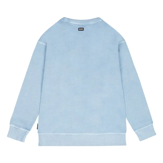 Sweatshirt La Piscine Bio-Baumwolle | Blau