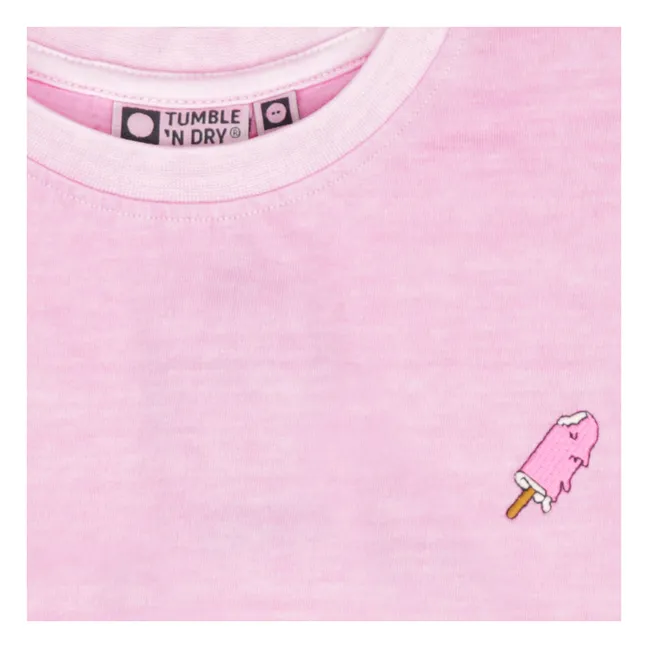 T-Shirt Le Sundae Bio-Baumwolle | Rosa