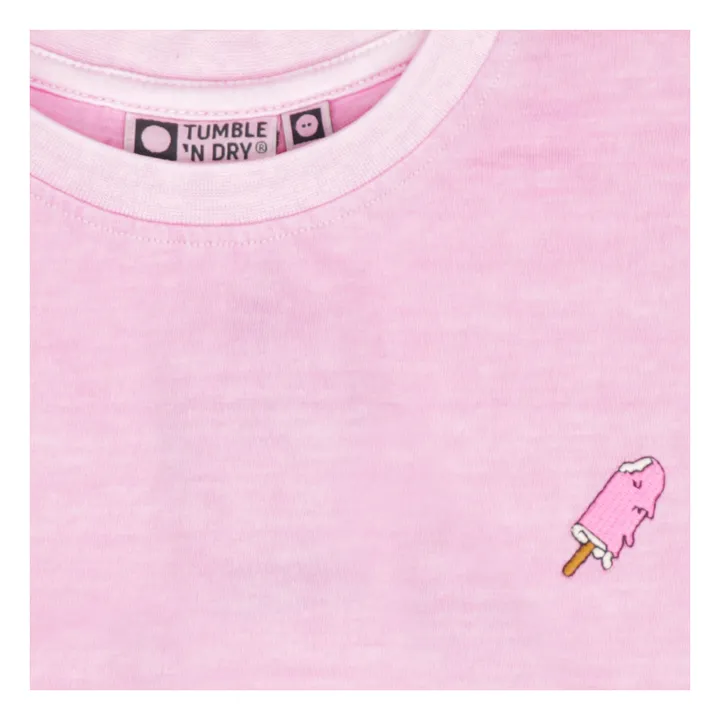 T-shirt Le Sundae Coton Bio | Rose- Image produit n°2