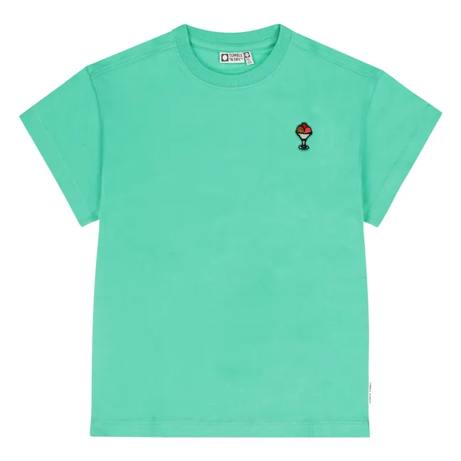 T-shirt Rouen Glace Coton Bio | Vert