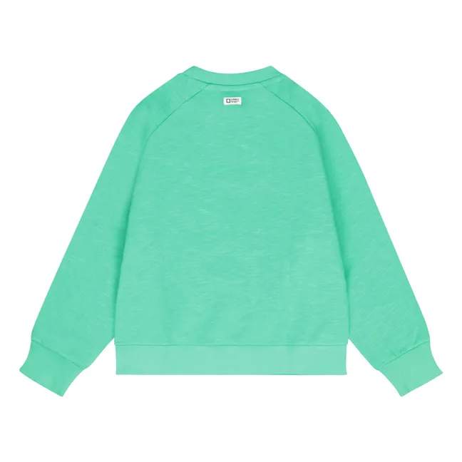 Felpa Mayenne in cotone biologico | Verde