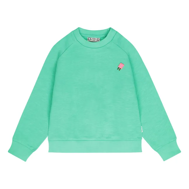 Felpa Mayenne in cotone biologico | Verde