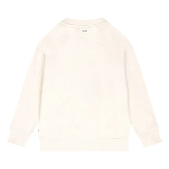 Felpa in cotone biologico Savoia | Bianco