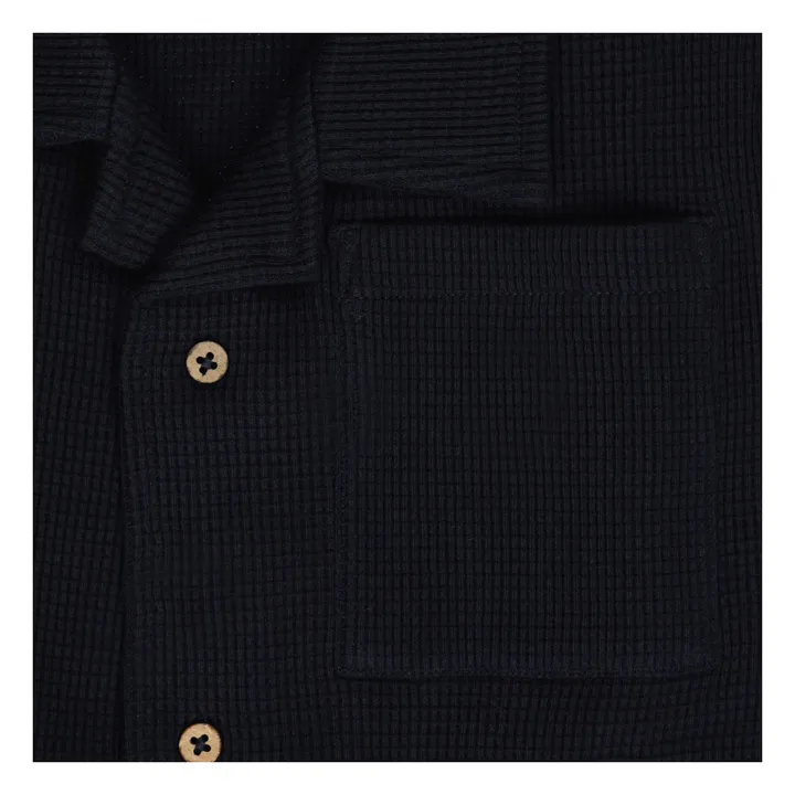Chemise Cagnard Coton Bio | Bleu marine- Image produit n°2