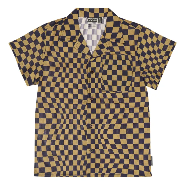 Camisa de cuadros Lacanau | Beige
