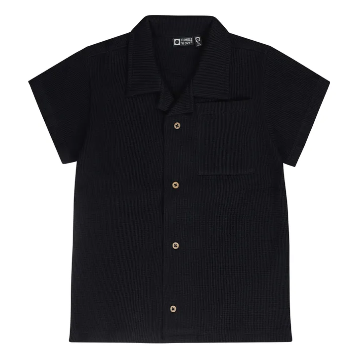 Chemise Cagnard Coton Bio | Bleu marine- Image produit n°0