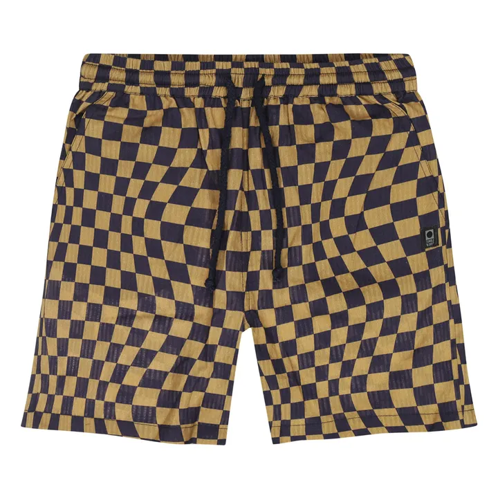 Short Vieux Baucau Check | Beige- Image produit n°0