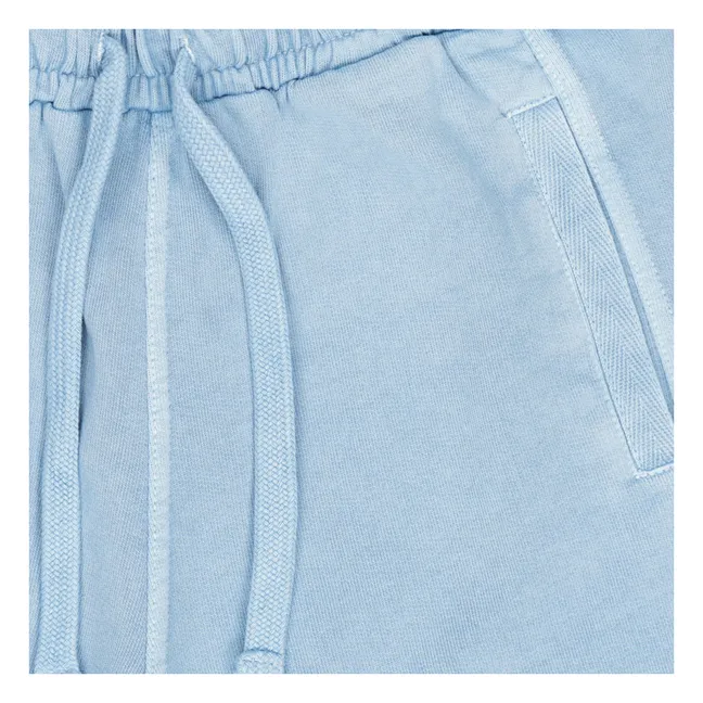 Short Shockwave Délavé Coton Bio | Bleu