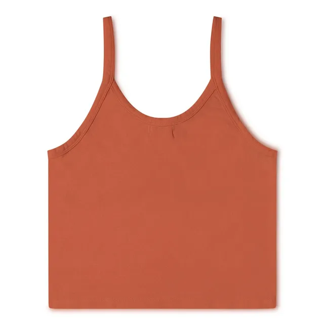 Top Court Jersey Coton Bio | Terracotta