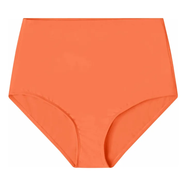 Culotte de fibra reciclada con cintura alta | Coral- Imagen del producto n°0