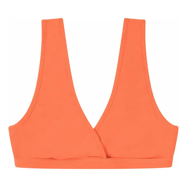 Recycled Fiber Jersey Top | Coral