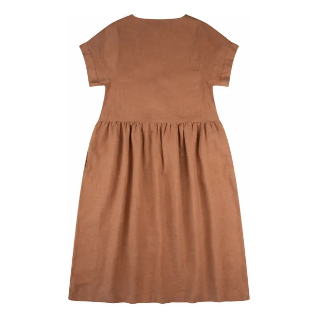 Robe Midi Lin | Marron