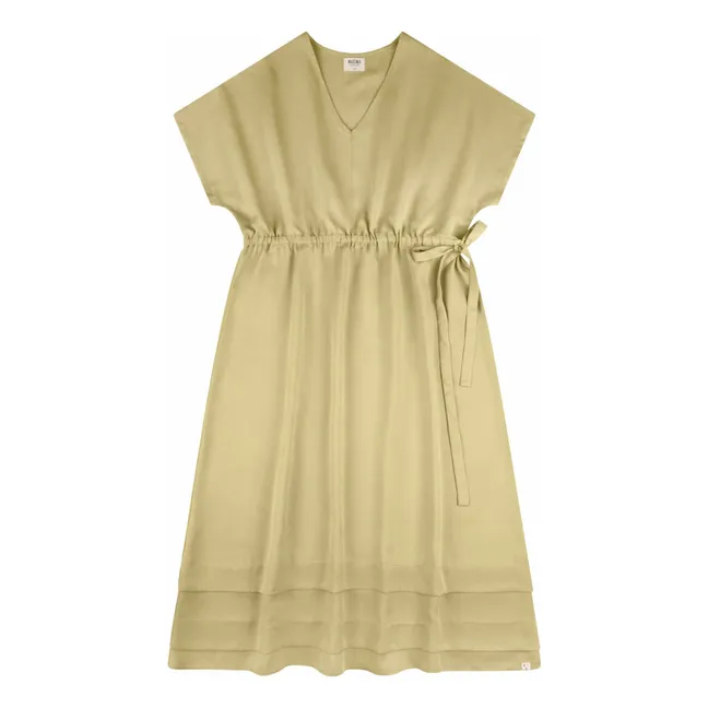 Vestido Tencel | Amarillo palo