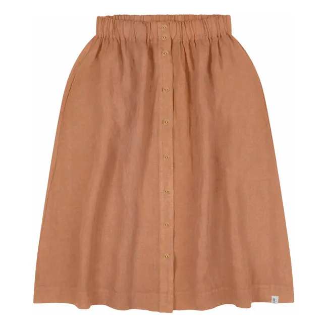 Jupe Midi Lin | Marron