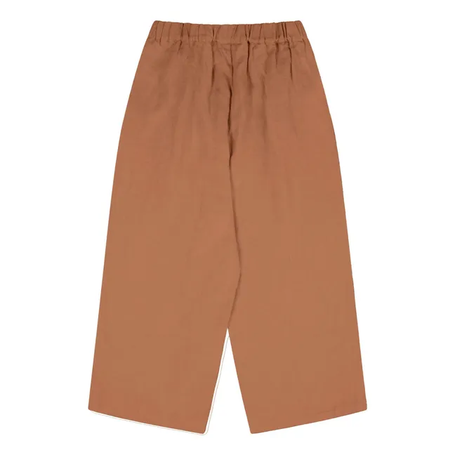 Leinenhose | Braun