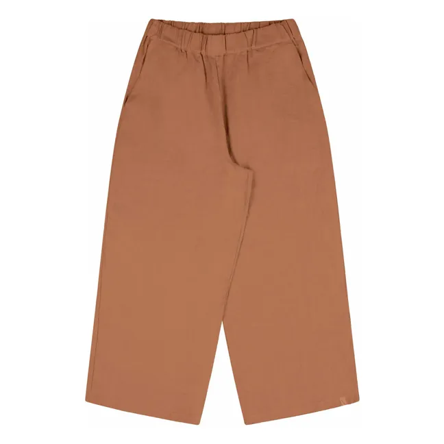 Leinenhose | Braun