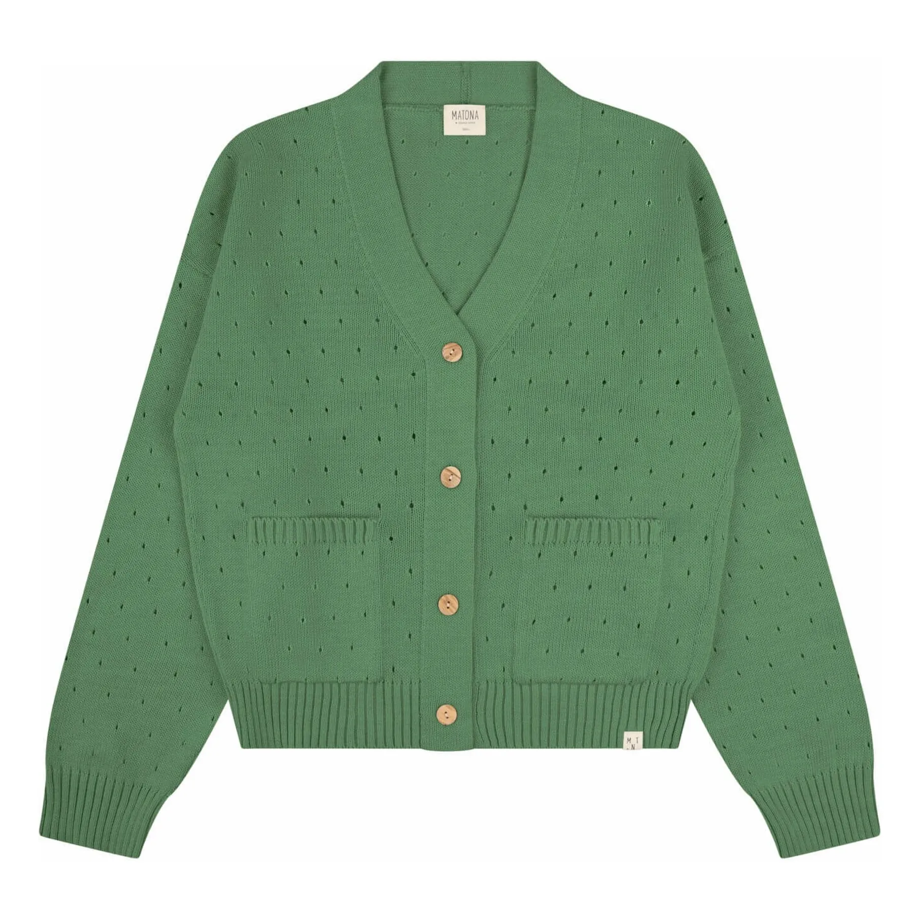 Matona Green Organic Cotton Cardigan