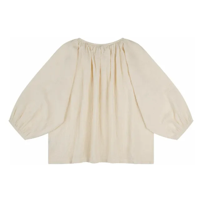Bluse Gaze aus Bio-Baumwolle | Seidenfarben