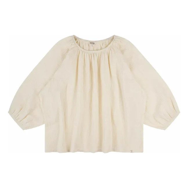 Bluse Gaze aus Bio-Baumwolle | Seidenfarben