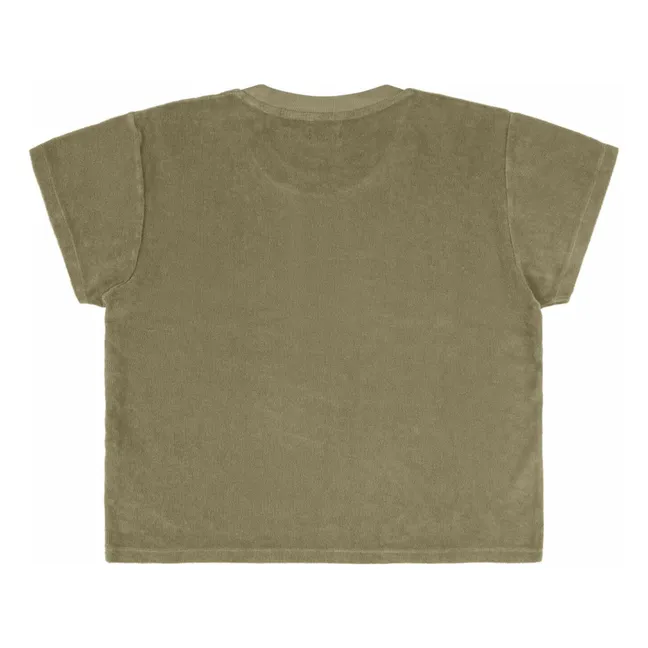 Bio-Frottee-T-Shirt | Khaki