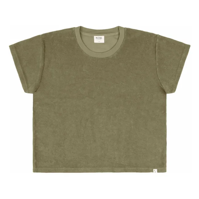 Bio-Frottee-T-Shirt | Khaki
