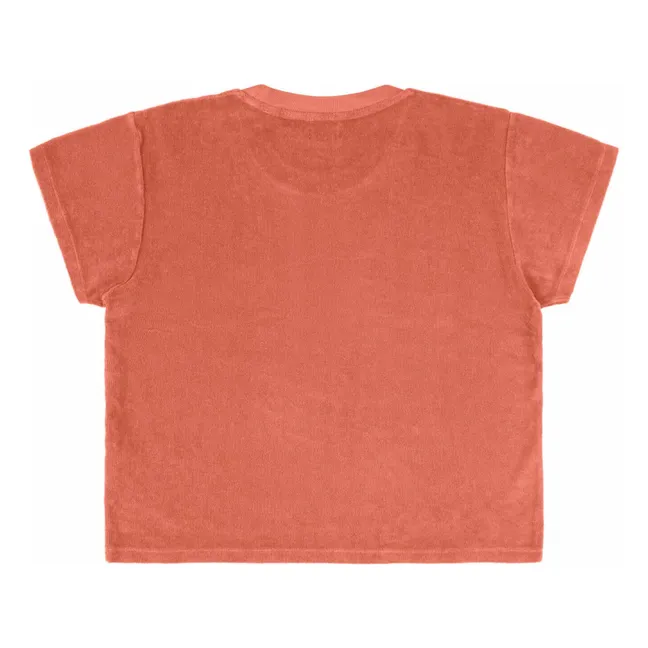 Bio-Frottee-T-Shirt | Terracotta
